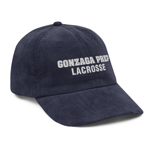 Gonzaga Prep Lacrosse Corduroy Hat