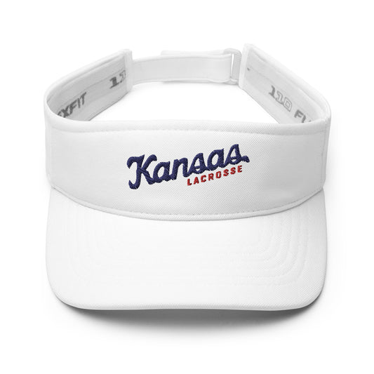 KU Club Lacrosse FlexFit Visor