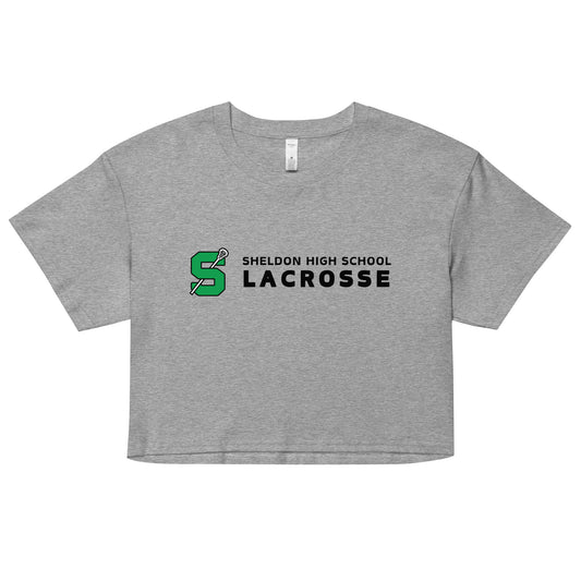 Women's Sheldon Boys and Girls Lacrosse AS Colour Crop Top