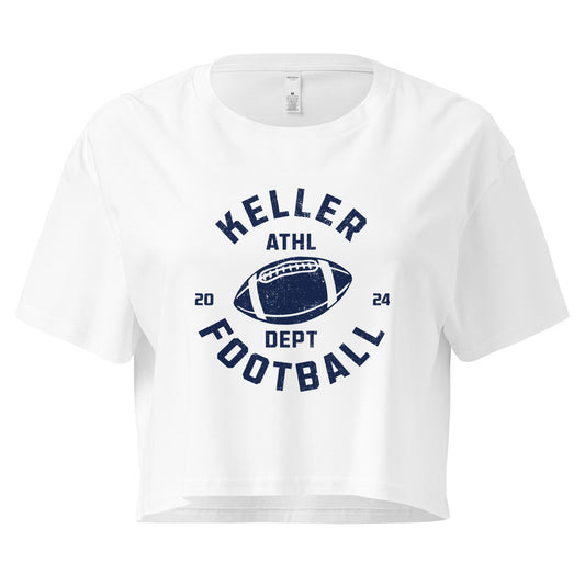 Women's Keller Football AS Colour Crop Top