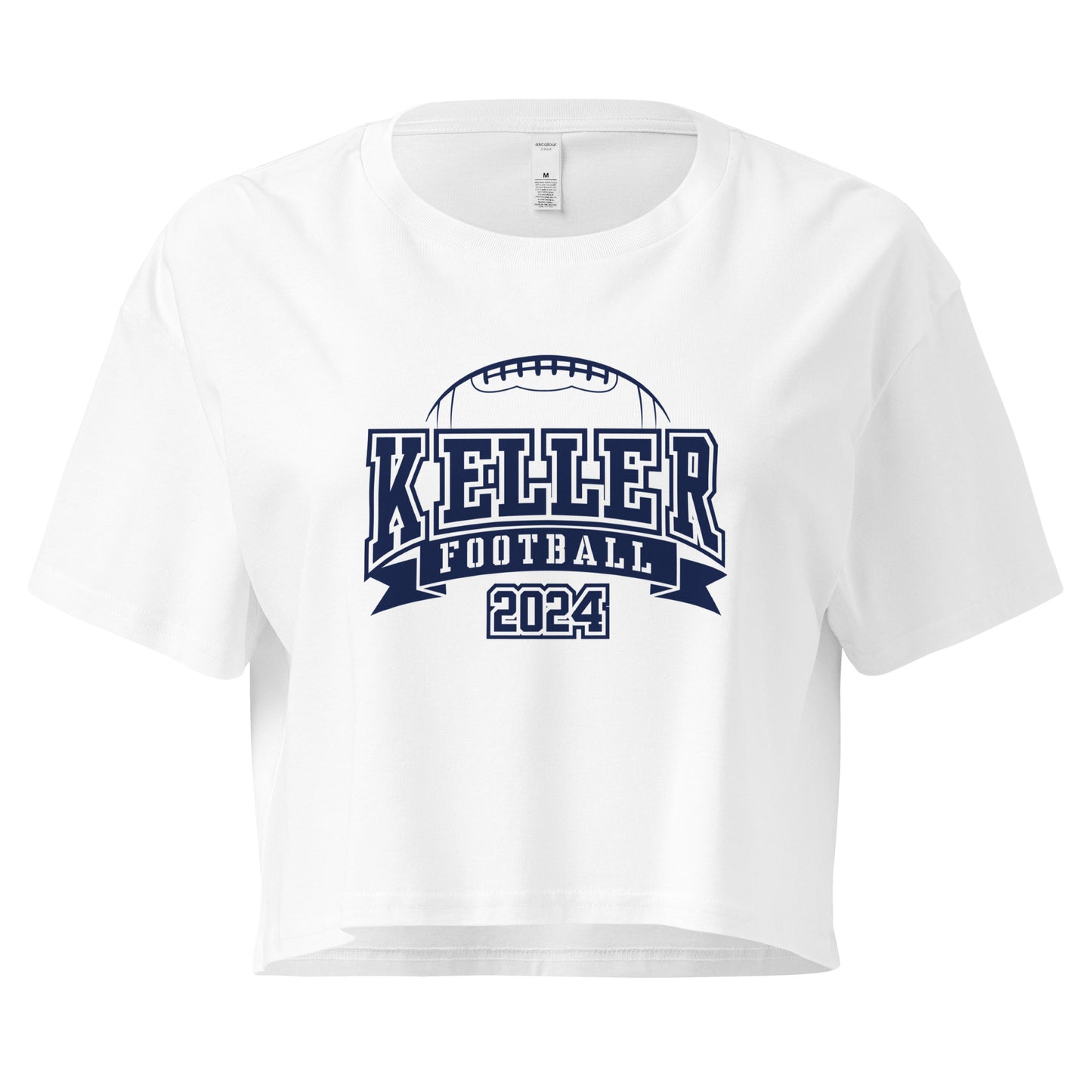 Women's Keller Football AS Colour Crop Top