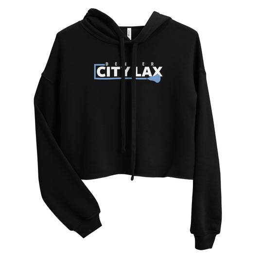 Women's Denver City Lax Bella + Canvas Crop Hoodie