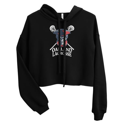 Women's Oakland Lacrosse Bella + Canvas Crop Hoodie
