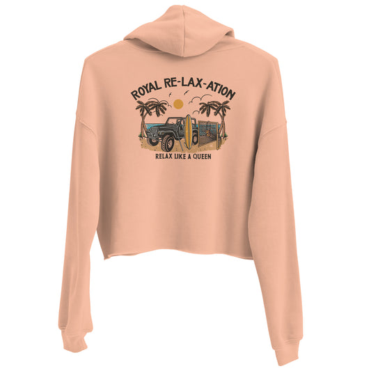 Women's Crease Kings Crop Hoodie | Queen