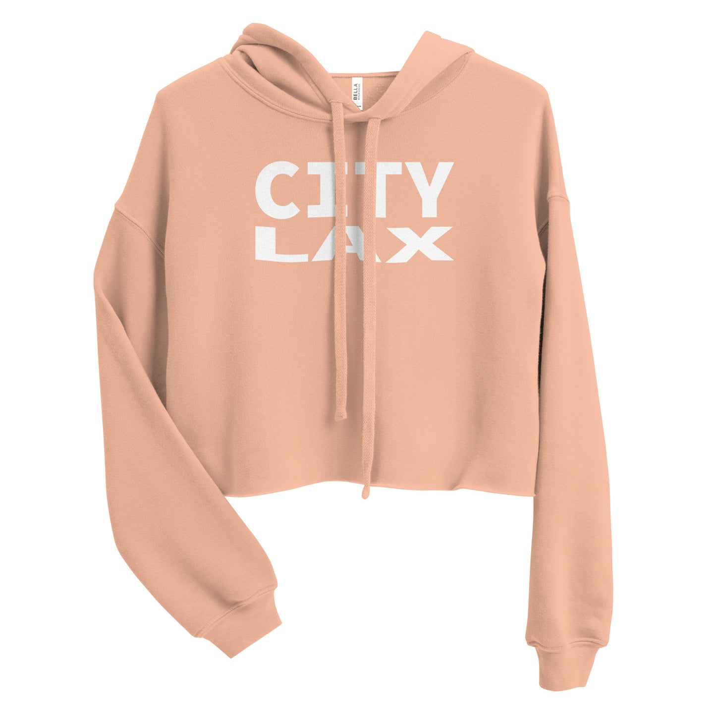 Women's City Lax Bella + Canvas Crop Hoodie