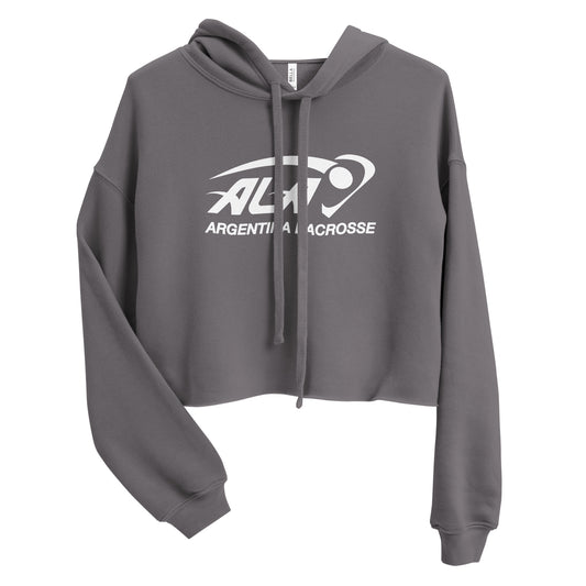 Women's Argentina Lacrosse Bella + Canvas Crop Hoodie