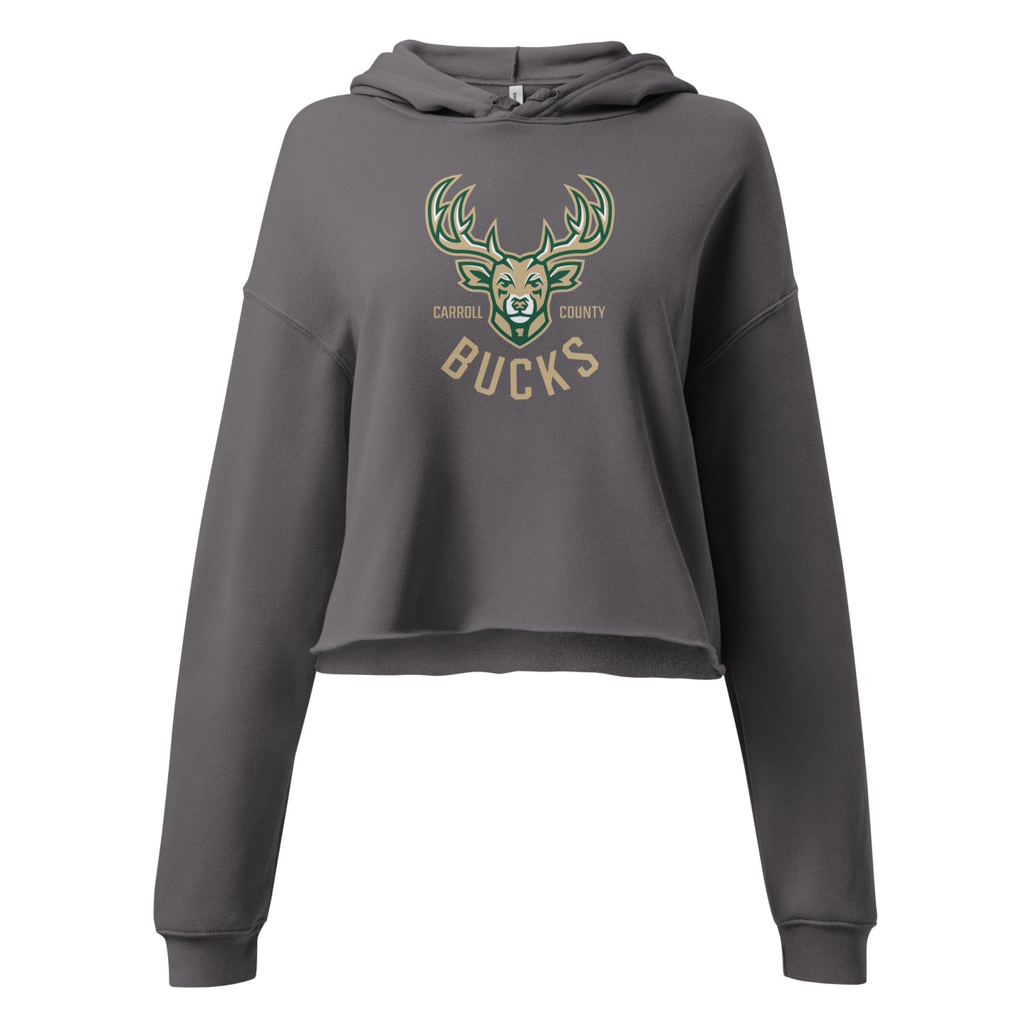 Women's CC Bucks Bella + Canvas Crop Hoodie