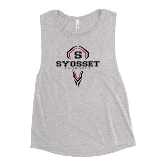 Women's Syosset Lacrosse Bella + Canvas Muscle Tank