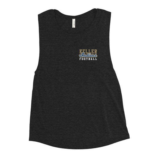 Women's Keller Football Muscle Tank
