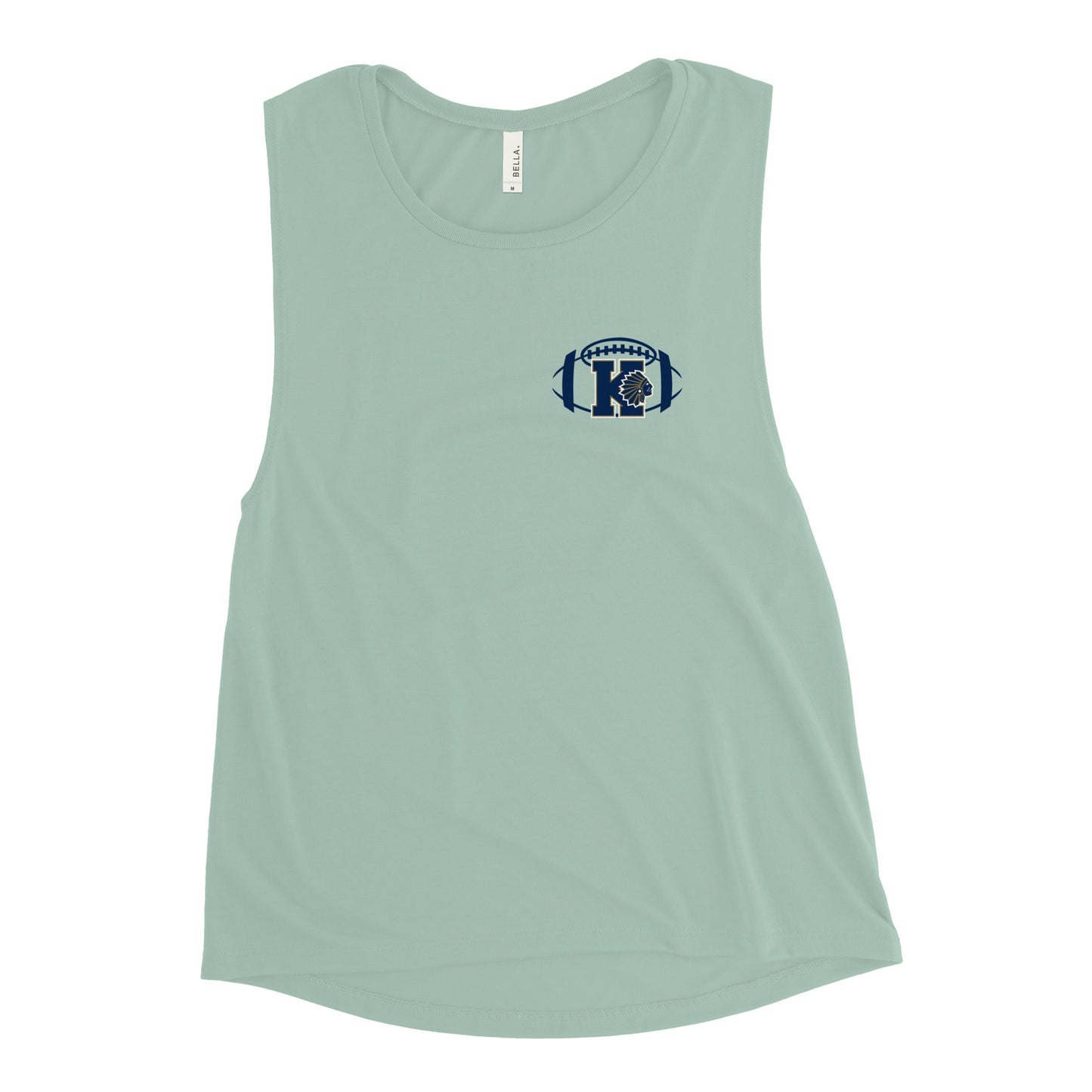 Women's Keller Football Muscle Tank