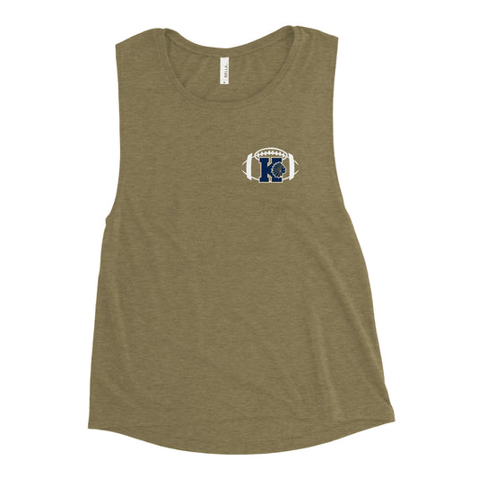 Women's Keller Football Muscle Tank