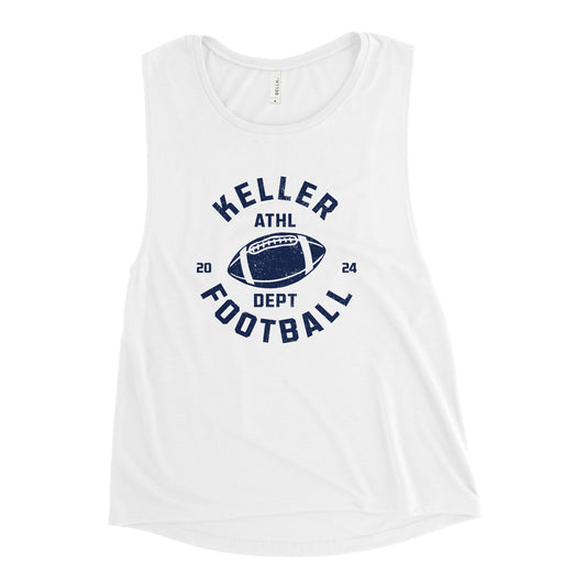 Women's Keller Football Muscle Tank