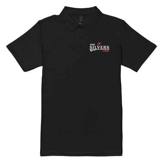 Women's Kitsap Silvers Gildan Pique Polo Shirt