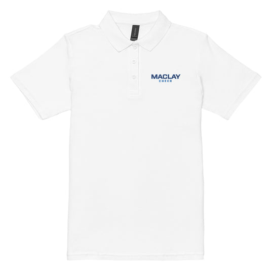 Women's Maclay Cheer Gildan Pique Polo