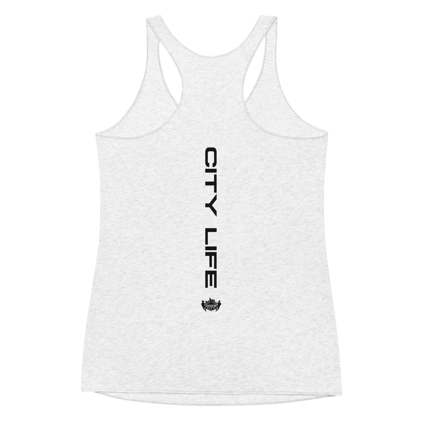 Women's Dodge City Lacrosse Next Level Racerback Tank Top