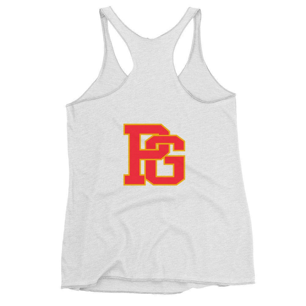 Women's Pacific Grove High School Men's Lacrosse Next Level Racerback Tank Top