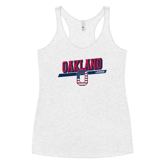 Women's Oakland Lacrosse Next Level Racerback Tank