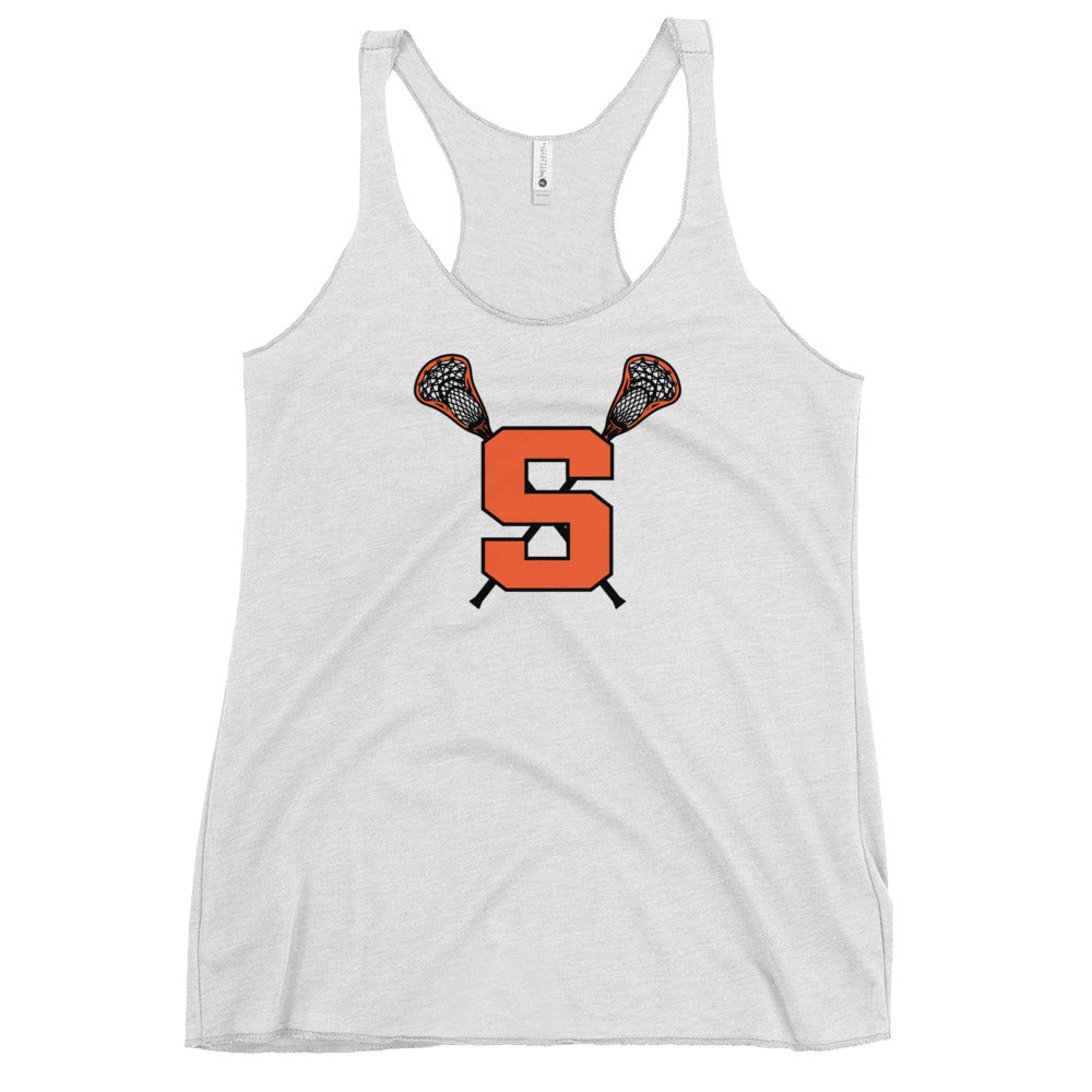 Women's Sailors Lax Next Level Racerback Tank