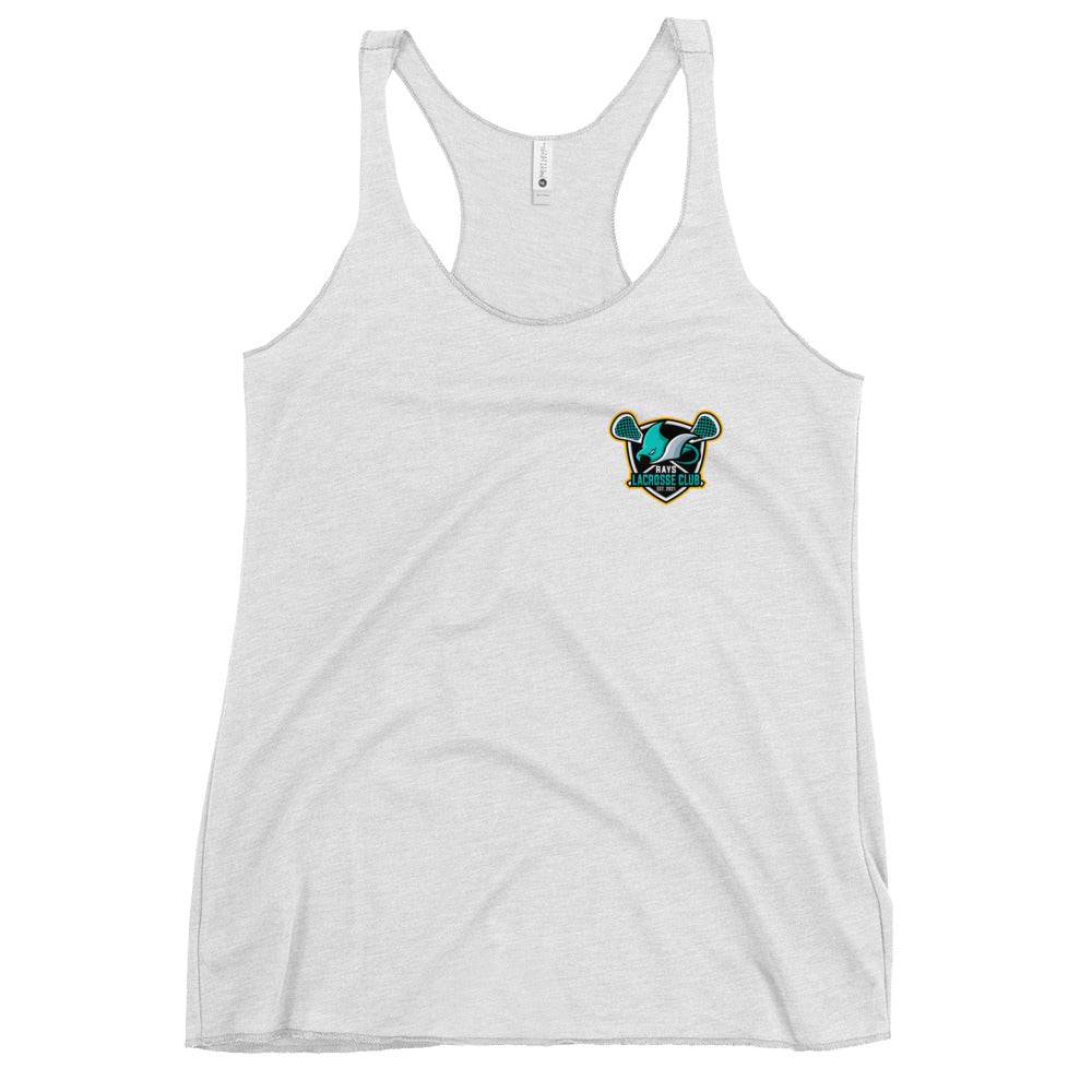 Women's San Diego Rays Lacrosse Next Level Racerback Tank Top