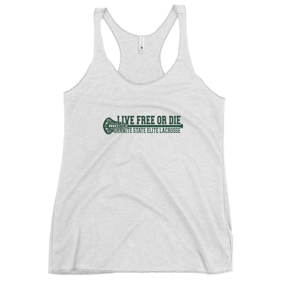 Women's GSE Lacrosse Corner Store Next Level Racerback Tank Top