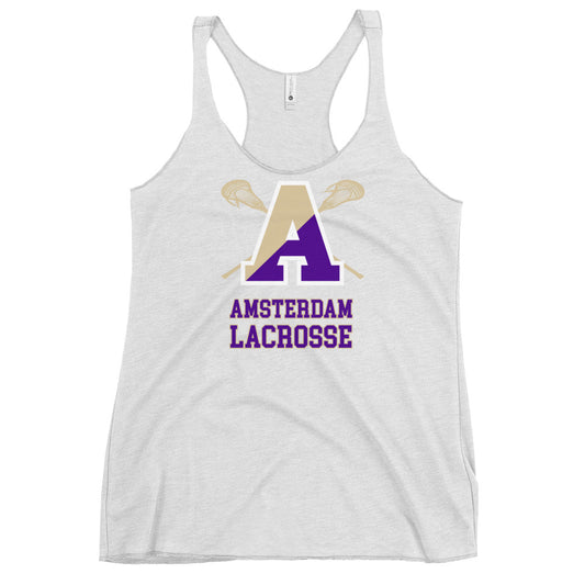 Women's Amsterdam Lacrosse Booster Next Level Racerback Tank Top