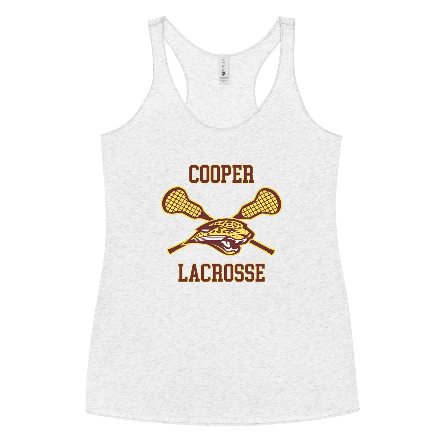 Women's Cooper Lacrosse Next Level Racerback Tank Top