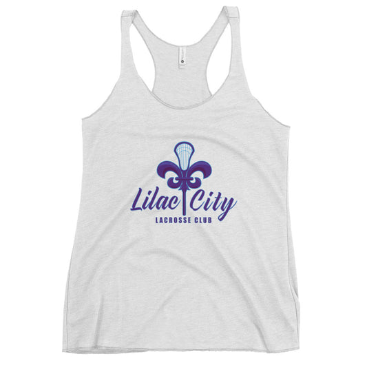 Women's Lilac City Lacrosse Next Level Racerback Tank Top