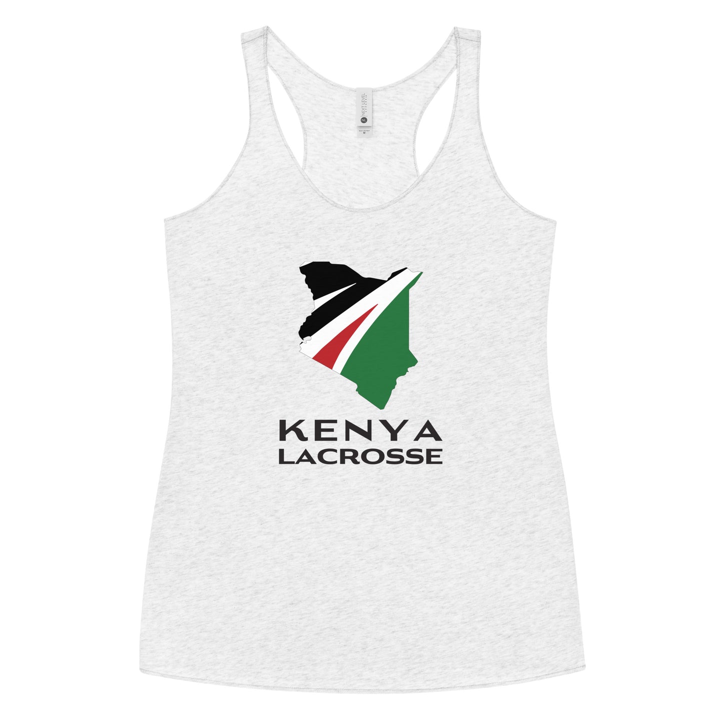 Women's Kenya Lacrosse Next Level Racerback Tank Top
