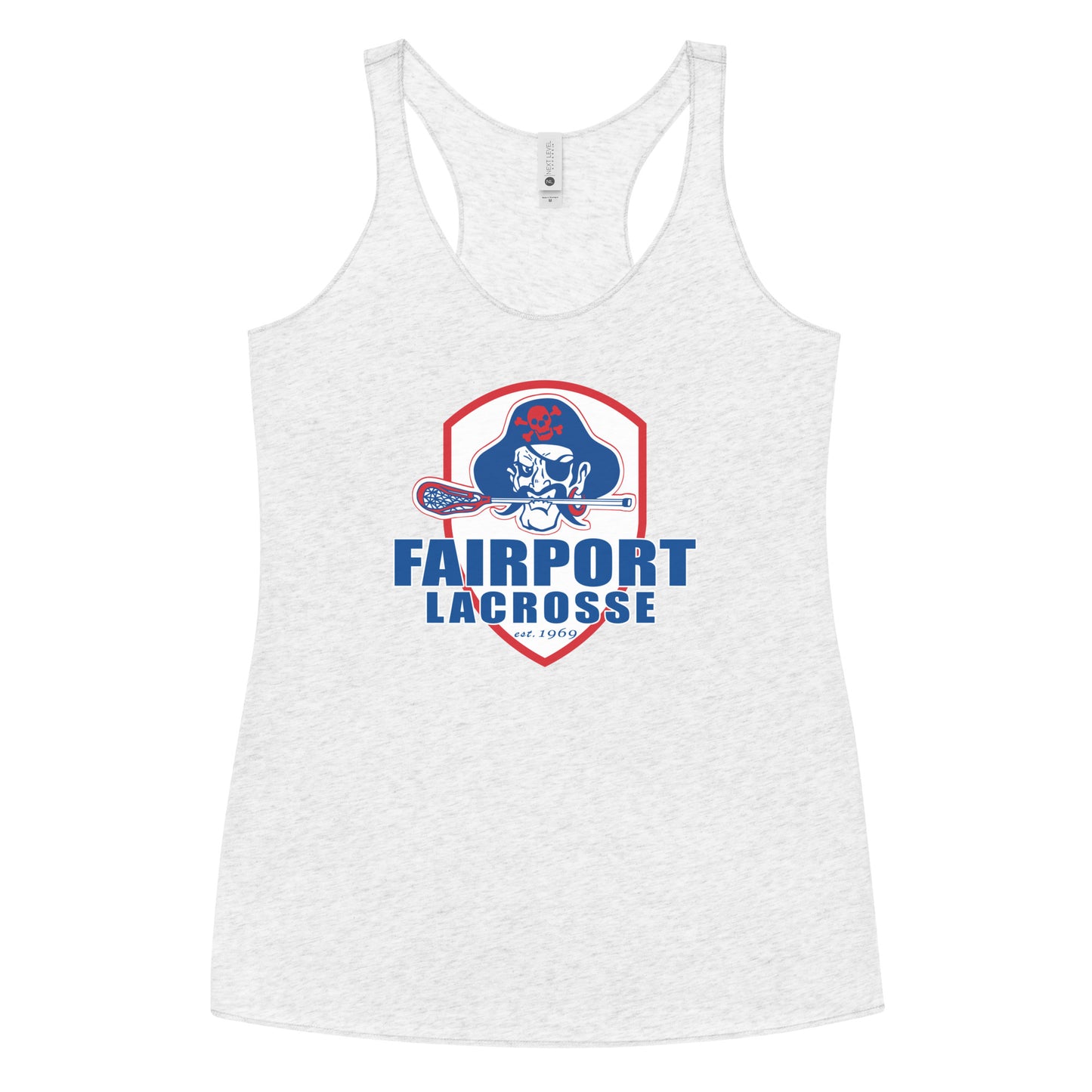 Women's Fairport Youth Lacrosse Next Level Racerback Tank Top