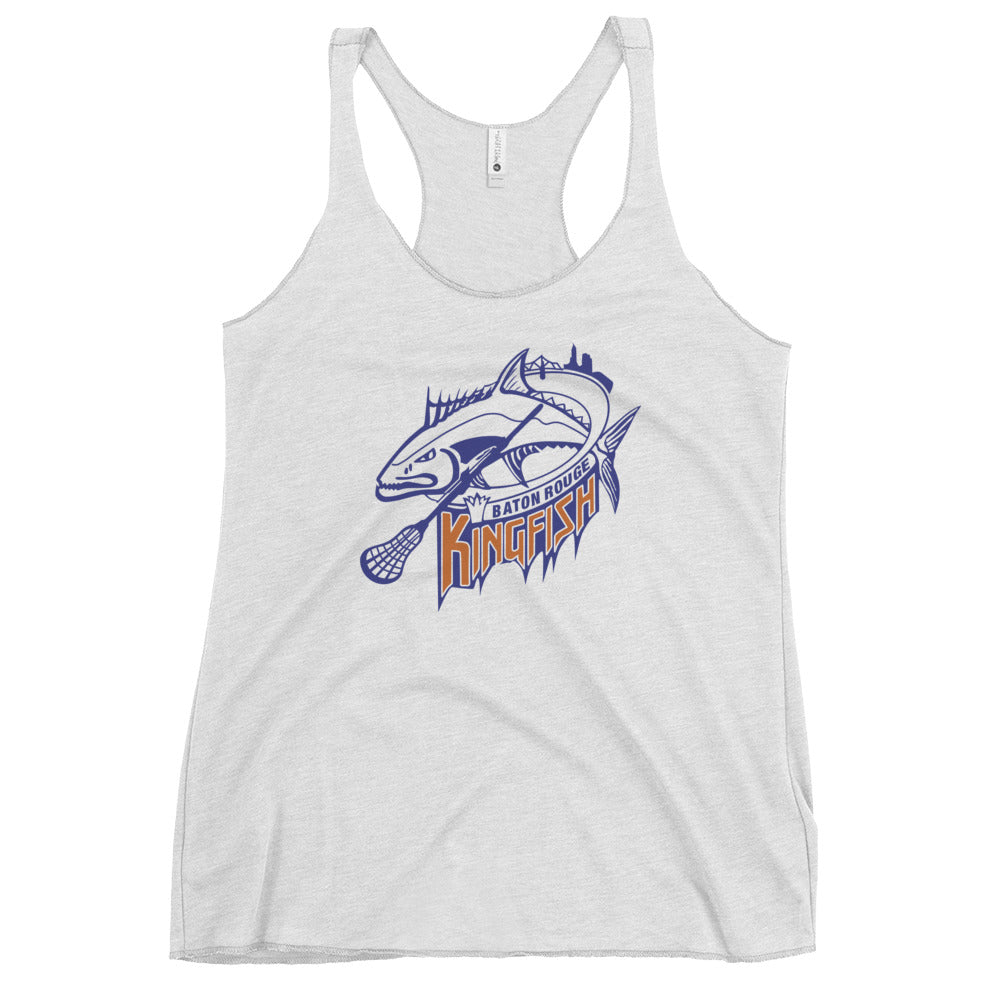 Women's Kingfish Lacrosse Next Level Racerback Tank Top