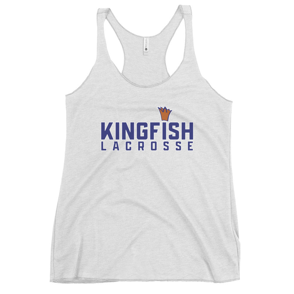 Women's Kingfish Lacrosse Next Level Racerback Tank Top