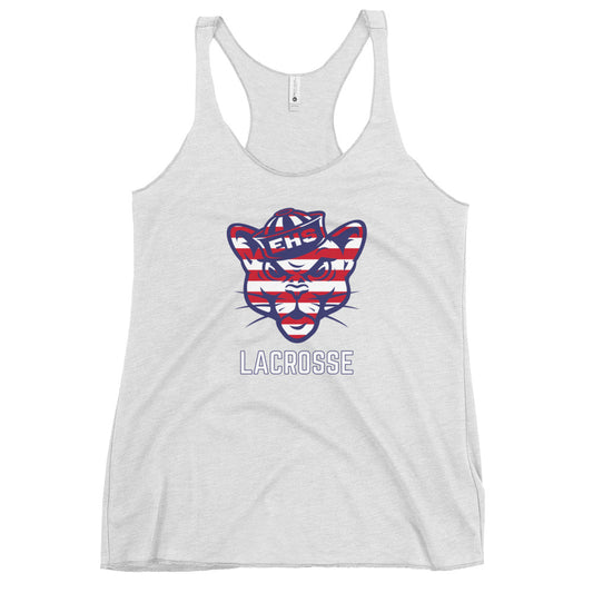 Women's Evergreen Lacrosse USA Next Level Racerback Tank