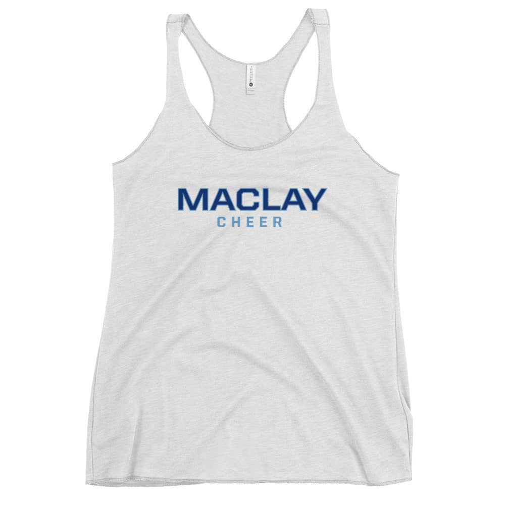 Women's Maclay Cheer Next Level Racerback Tank Top