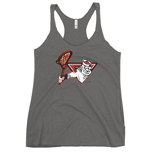 Women's Sailors Lax Next Level Racerback Tank