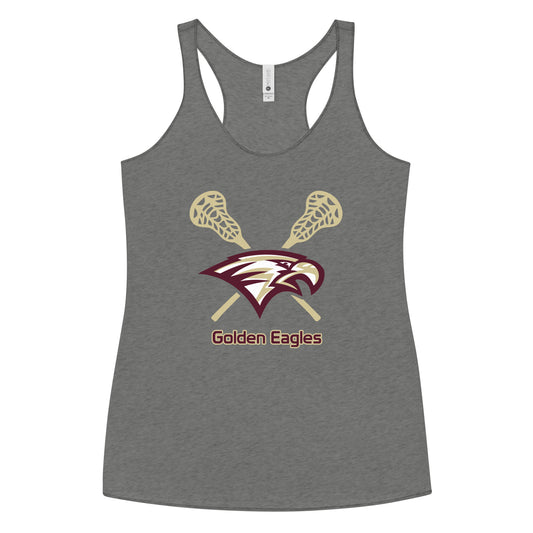 Women's Maple Mountain Youth Lacrosse Next Level Racerback Tank Top