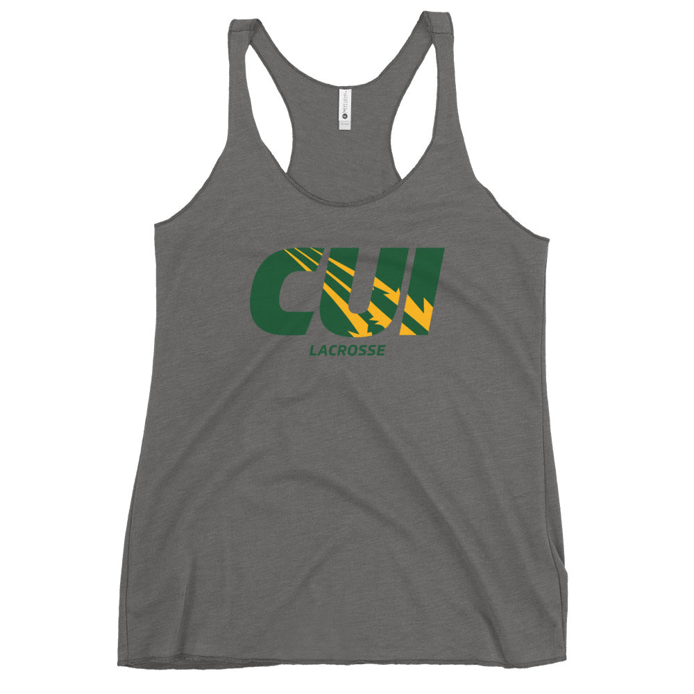 Women's CUI LAX Corner Next Level Racerback Tank Top