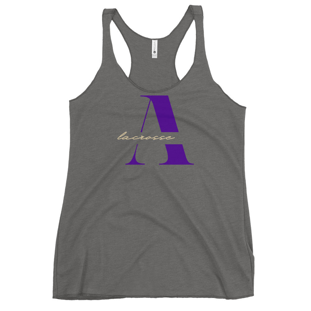 Women's Amsterdam Lacrosse Booster Next Level Racerback Tank Top