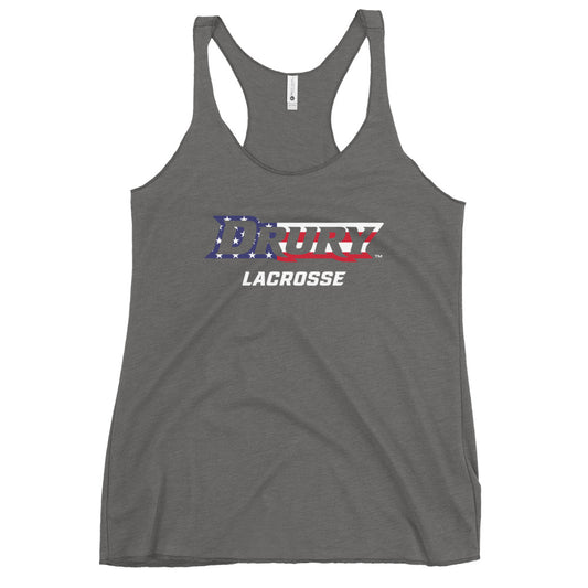 Women's Drury Lacrosse Next Level Racerback Tank