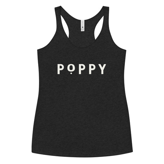 Women's Poppy Flowers Next Level Racerback Tank