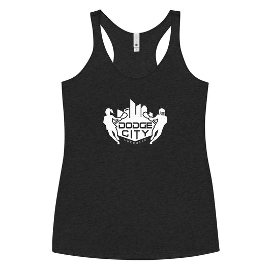 Women's Dodge City Lacrosse Next Level Racerback Tank Top