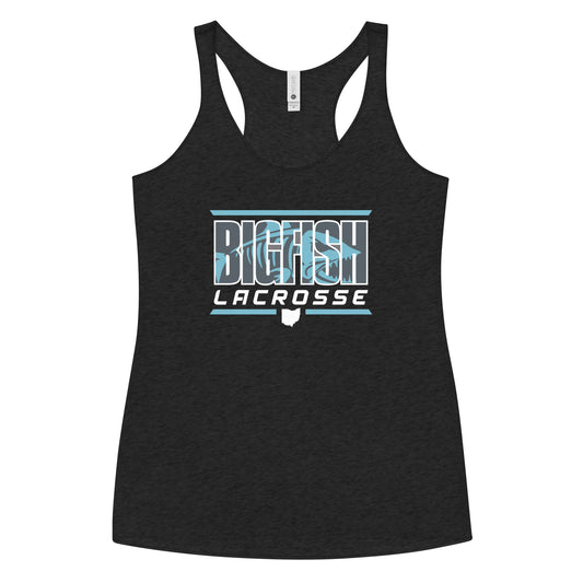 Women's Big Fish Lacrosse Next Level Racerback Tank Top