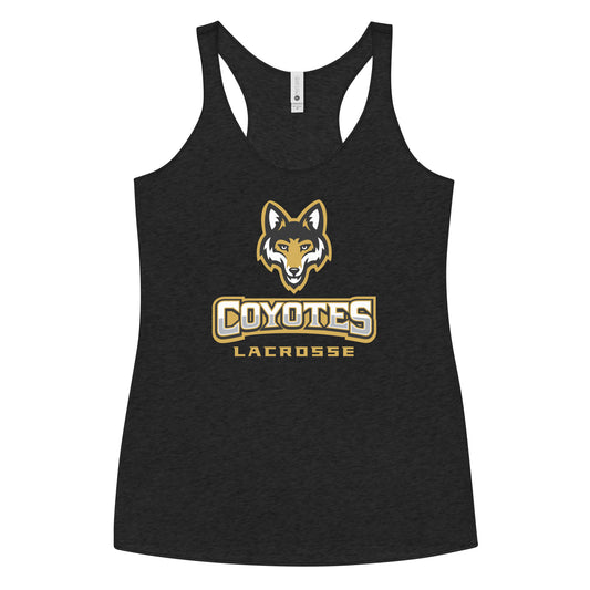 Women's Coyotes Lacrosse Next Level Racerback Tank Top