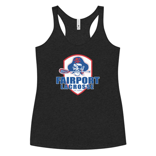 Women's Fairport Youth Lacrosse Next Level Racerback Tank Top