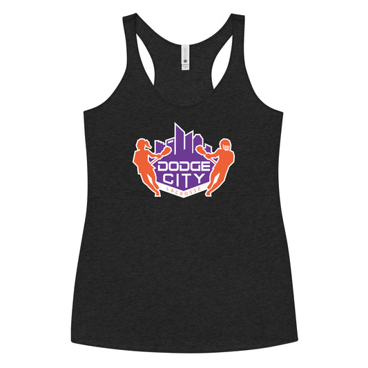 Women's Dodge City Lacrosse Next Level Racerback Tank Top