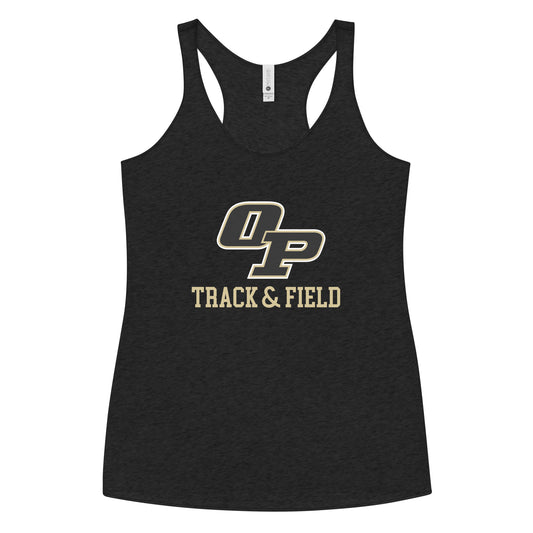 Women's Oak Park Track and Cross Country Next Level Racerback Tank Top