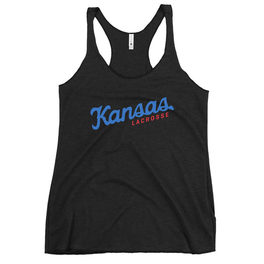 Women's KU Club Lacrosse Next Level Racerback Tank Top