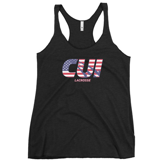 Women's CUI Lacrosse Next Level Racerback Tank Top