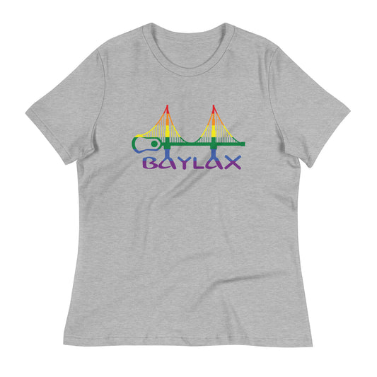 Women's BayLax Pride Bella + Canvas Tee