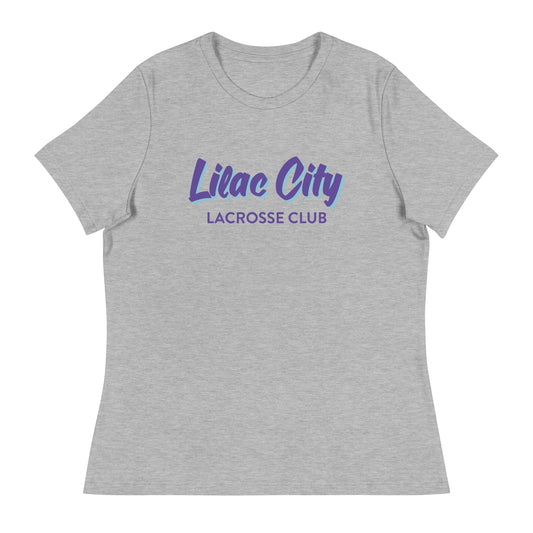 Women's Lilac City Lacrosse Bella + Canvas Relaxed T-Shirt