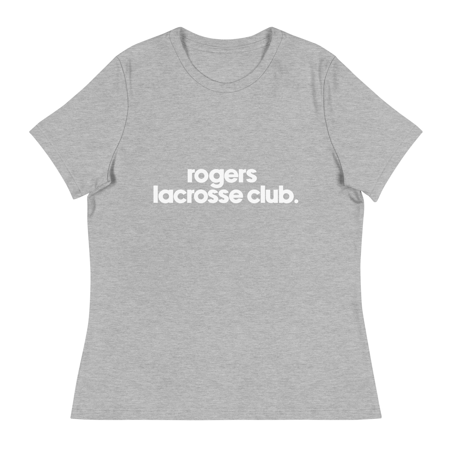 Women's Rogers Lacrosse Bella + Canvas Relaxed T-shirt